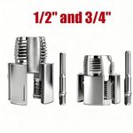 UK PVC Pipe Threader Kit – All-in-One Tool for Internal and External Threading