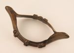 African ethnographic antique: Senufo currency ‘boat’ ankle bracelet