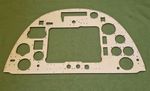 RAF WW2 Spitfire MK2  Reproduction instrument panel  6mm MDF full size