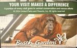 Busch Gardens Tampa Day Ticket - Exp Jan-27