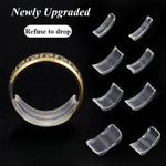 8 Pcs Sillicone Ring sizer Adjustable 