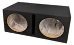 Double Dual 12" Custom Slot Ported box MDF enclosure for 2 x 12" sub Enclosure 