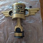 CARS 20th ANNIVERSARY Piston Tumbler Trophy Drink Cup with Straw and Lid