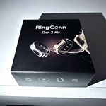 RingConn Gen 2 Air Smart Ring Activity Tracker Gold Size 10, Up to 10 Days