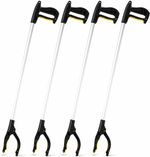 4x Long Reach Grabber Reacher Tool Hand Held Litter Picker Hand Pick Up Aid UK