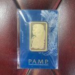 PAMP Suisse 1 oz Gold Plated Bar 999.9