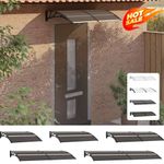 Door Canopy Polycarbonate Outdoor Window Front Back Door Canopy Awning 2025