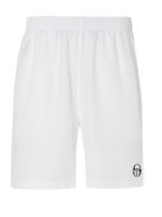 Sergio Tacchini Men's Eduardo Polyester Performance Tennis Short - Optic White 