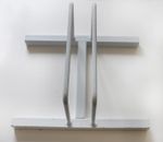 Heavy duty White Polyboard Stand for Poly boards