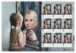Ukraine war stamps signed stamps full sheet + fdc  Stolen childhood