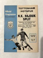 Tottenham Hotspur v N.K. Hajduk Split - ECWC - 2L - 27th September 1967