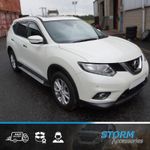 WIND DEFLECTORS 4-PC SET - CLIP IN TINTED - FOR NISSAN X-TRAIL MK3 T32 2014+