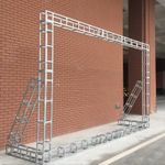 3 x Stage/Club DJ Lighting Perform Show Iron Square Segments Truss Tower Totem