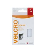 VELCRO Sew On Hook & Loop Tape – Black, White, Beige – Multiple Sizes