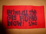 VIETNAM WAR SMC STUDENT MOBILIZATION COMMITEE BRING THE GIs HOME PROTEST ARMBAND