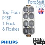 Top Flash Philips PF8P Photoflux Vintage Flashes | 1 Pack for 8 Flashes