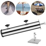 Umbrella Base Stand Tube Replacement Parasol Steel for Docks Balcony Outside