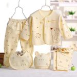 5PCS Baby Clothes Set Newborn Cotton Hedgehog Outfit 0-3 Months