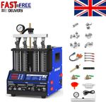 Petrol Car Fuel Injector Cleaner Tester Ultrasonic Cleaning Machine 220V UK Plug