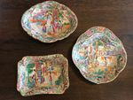 3 x Antique 19th Century Chinese Bowls