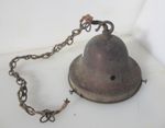Antique Copper Ceiling Light Shade Holder Bracket Old Vintage Gallery Deco 6.5"W