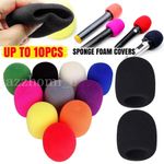 10PCS Foam Microphone Cover Reusable Mic Cover  Most Handheld Microphone