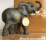 Elephant Calf ornament figurine quality Leonardo range elephant lover gift boxed