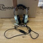 David Clark H10-76 Over-Ear Headset Dual Plug Boom Mic Green/Black