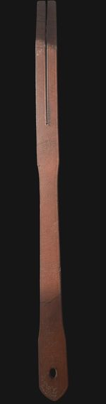 Vintage Lochgelly Scottish 2 Prong School XH Tawse-61.6cm-137grams Softly Softly