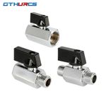 Ball Valve 1/4 1/8 1/2 3/8 bsp Male Female Air Compressor to hose Mini Valve UK
