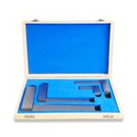 4PC ENGINEERS STEEL SQUARE SET 2", 4", 6", 8" BOXED SET RDGTOOLS