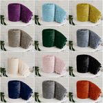 Chunky Cord Throws Ribbed Blankets Warm Cozy Fleece Sofa Bed Travel Throw Overs