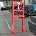 Red 20 Ton Hydraulic Jack Shop Press Floor Standing H-Frame Press Garage Bearing