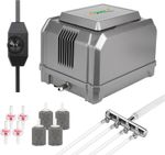 Fish Tank Air Pump,1325L/H 15W Silent Aquarium Air Pump,Powerful 4 Outlets Oxyge