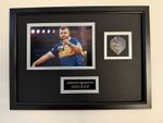 Josh Rock Hand Signed Darts Flight Mounted Frame With Engraved Plaque