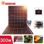 300w 12v Portable Foldable Solar Panel Kit For Camping/Caravan/Power station