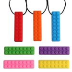 Brick Chew Necklace Chewlery Kids Adults Autism ADHD Biting Sensory Teething UK