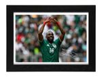 Julian Quinone Signed autograph Photo 6x4/ A4 Framed Mexico FIFA World Cup 2026