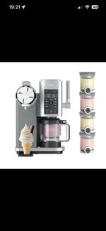 Ninja Swirl by CREAMi 13-in-1 NC701UK Ice Cream Maker - Silver BRAND NEW SEALED