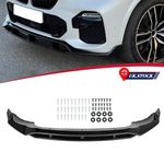 For BMW X5 G05 F95 M Sport 2019-2023 Pre-Lci Front Bumper Lip Spoiler Splitter