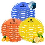 10Pcs Urinal Screen Mat Pad Deodoriser Anti Splash Toilet Fresh Fragrance UK