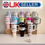 2026 40oz Large capacity Ice Cup Car Cup Straw Cup Birthday Gift UK World Cup A+