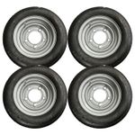 4 x 195/60R12C 108/106N Trailer Tyre 5 Stud 6.5" PCD Rim to suit Ifor Williams