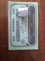 1 X Racing Pigeon Ring France 1957 with card