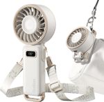 Handheld Turbo Fan 1-100 Speed Portable USB Rechargeable Strong Airflow