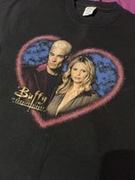 RARE Vintage Black Spike & Buffy the Vampire Slayer Graphic T-Shirt