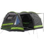 Skandika Kambo 6 person family tent camping tent tunnel green mosquito nets NEW