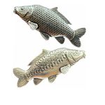 Set Of 2 Common, Mirror Carp Handcrafted In English Pewter Badges TSB F35 F36