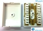 50 BT 78A 4 PAIR IDC JUNCTION BOXES FOR TELEPHONE CABLE BT78A JOBLOT TRADE PACK