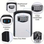 Master Lock Key Safe Medium size Wall mounted Strong Combination heavyduty